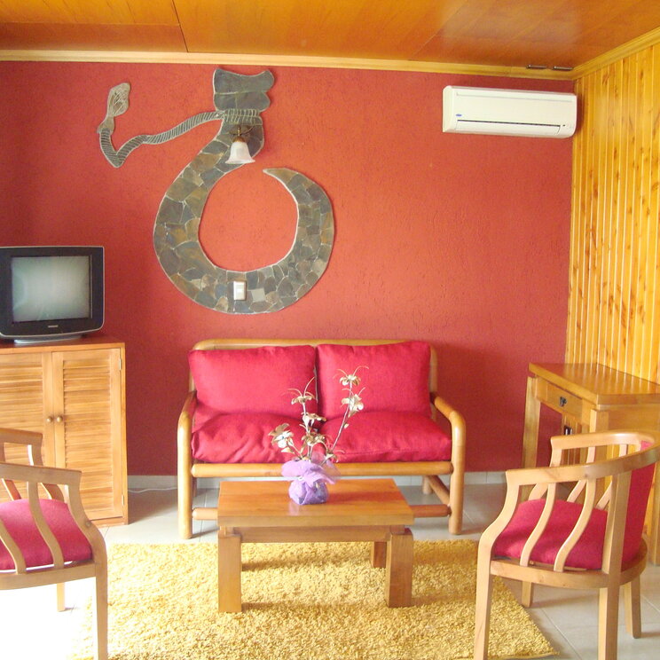 Gemeinschaftsraum im Hotel Puku Vai