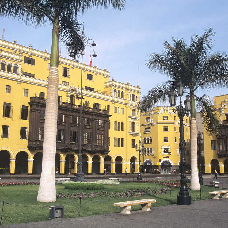 Historisches Zentrum und Farbenpracht in Lima, Peru