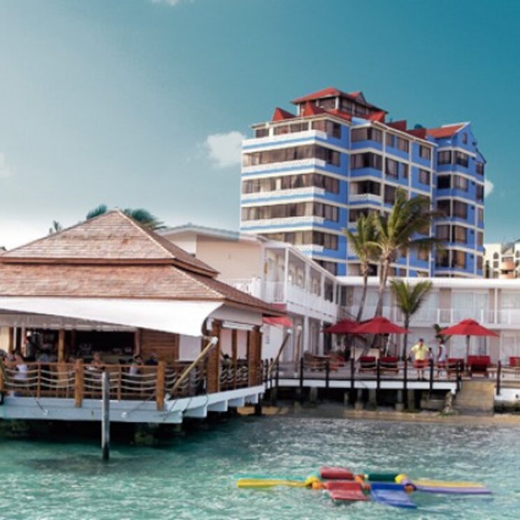 Ansicht über die Anlage des Hotels Decameron Los Delfines, San Andrés
