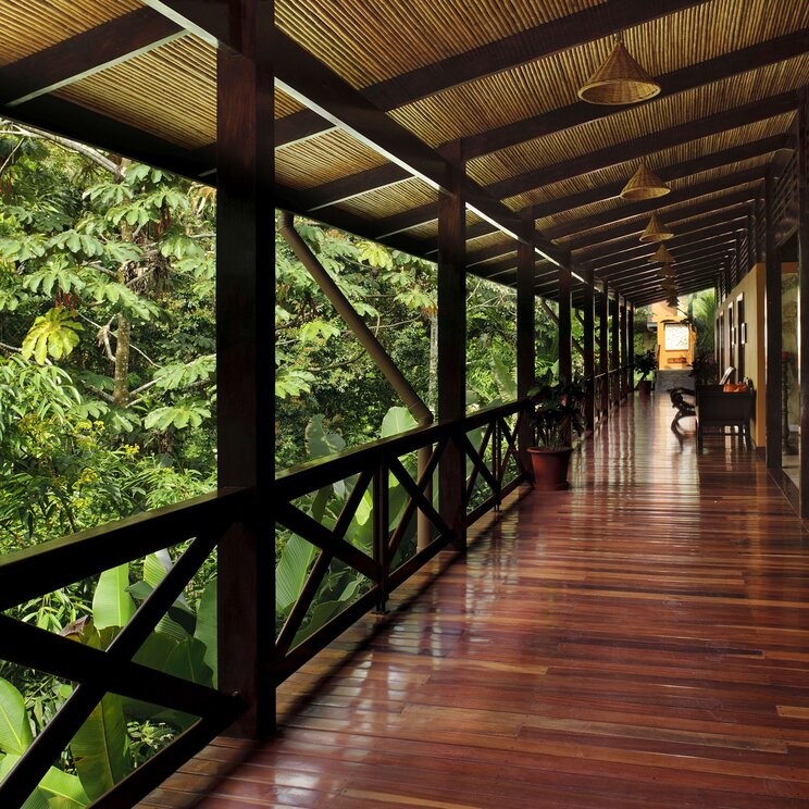 Eingagsbereich zum Spa im Nayara Hotel Spa Gardens in La Fortuna, Costa Rica