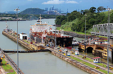 Hafen in Panama Stadt